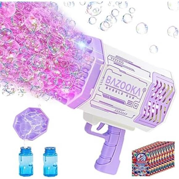 Bubble Gun, Bazooka Bubble Machine Gun, Bubble Blaster Gun with Bubble - Picture 7 of 7